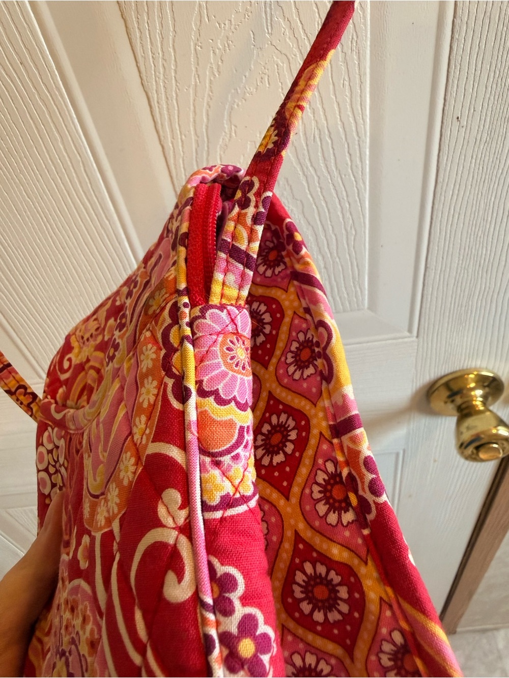 Vera Bradley Mini Hipster Crossbody – Raspberry Fizz (Retired Spring 2008) - Picture 6 of 7